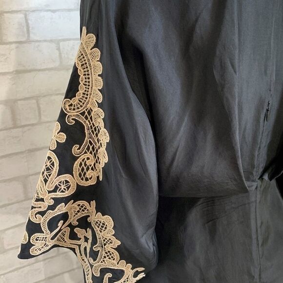 ‎Yoanna Baraschi 100% silk embroidered top - S - Picture 7 of 8